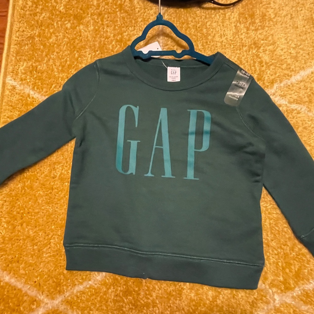 unisex gap crew neck sweatshirt size 18-24 months